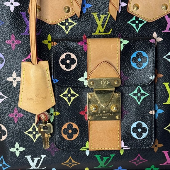 Louis Vuitton Black Multicolor Alma GM - Picture 12 of 16